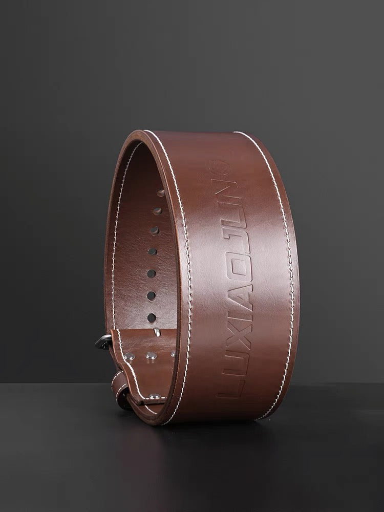 Lu Xiaojun CT910 Top Layer Cowhide Weightlifting Belt Deadlift Squat Belt
