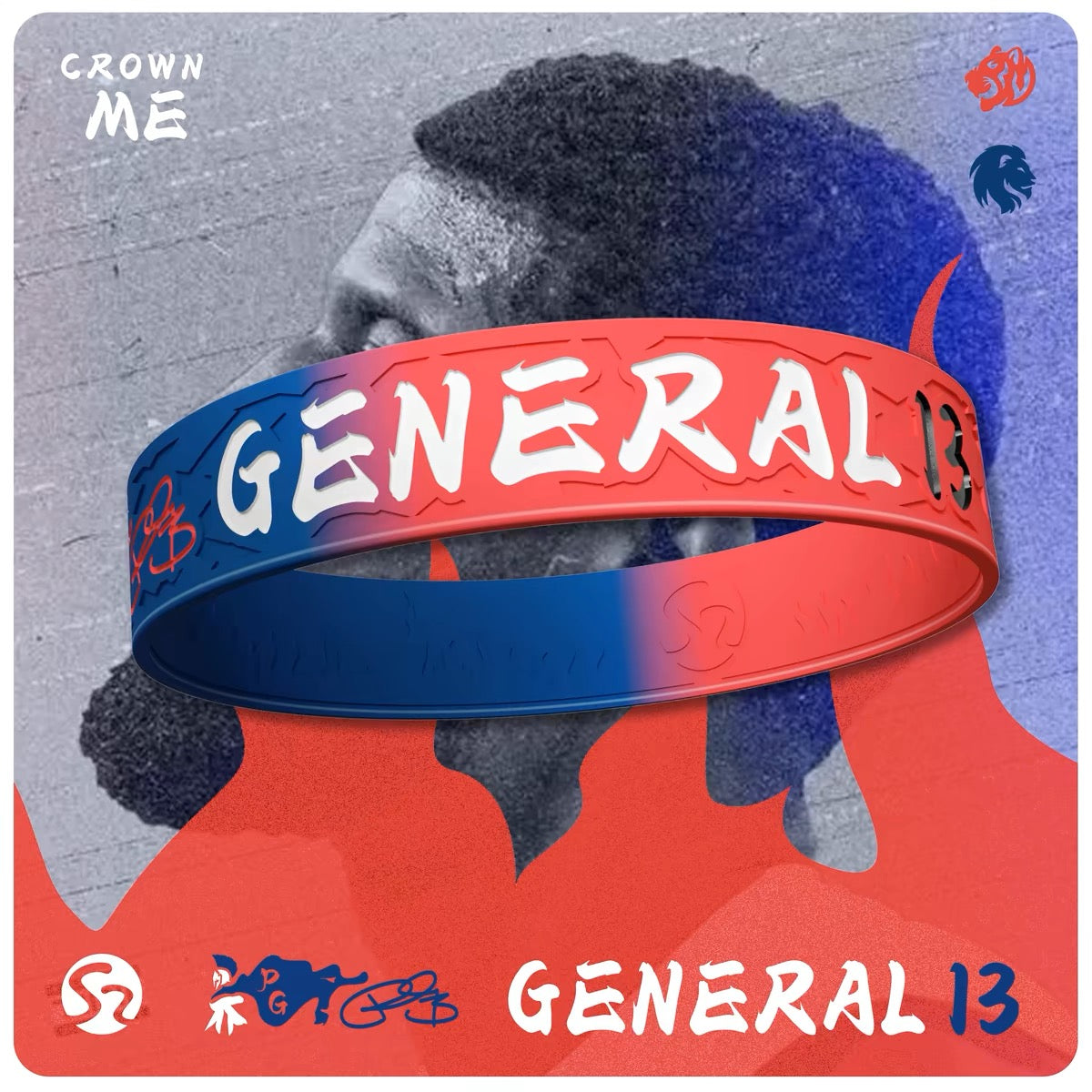 【Paul George】PG Series Clippers Basketball Sports Wristband