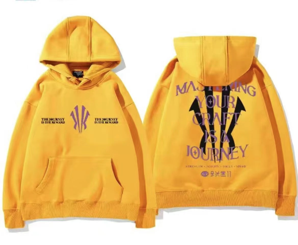 Shield Fleece Comfortable Hoodie - Purple