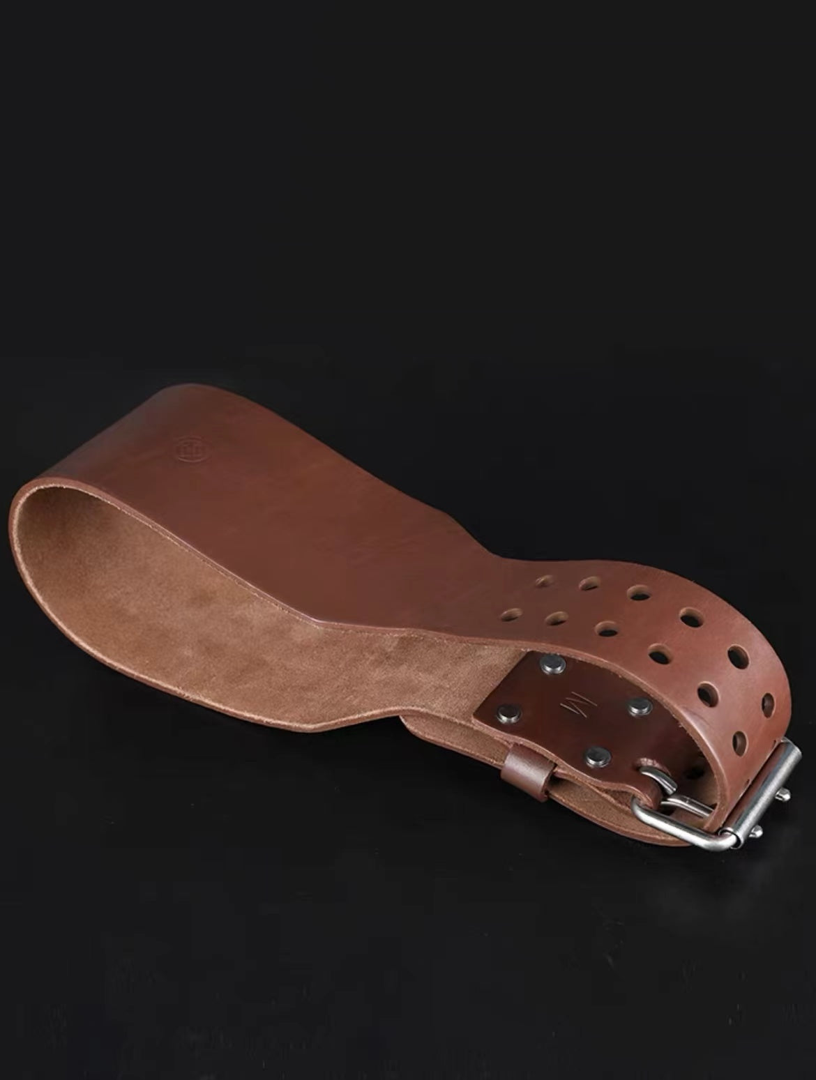 Lu Xiaojun CT510 Top Layer Cowhide Weightlifting Belt Deadlift Squat Belt