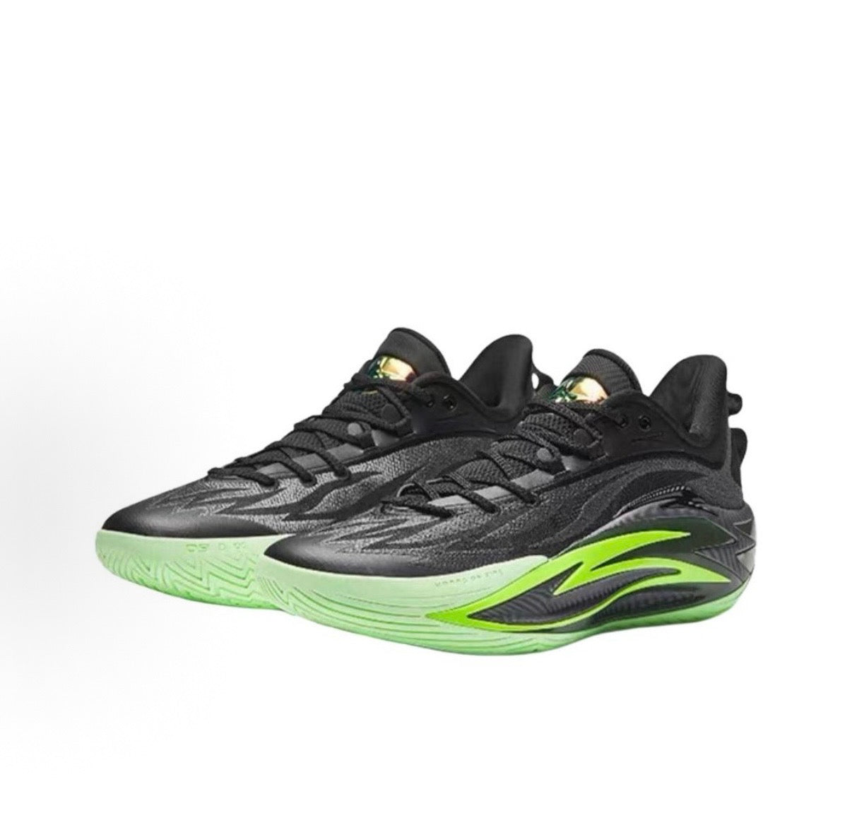 Anta Shock Wave 7 - Black/Fluorescent Green