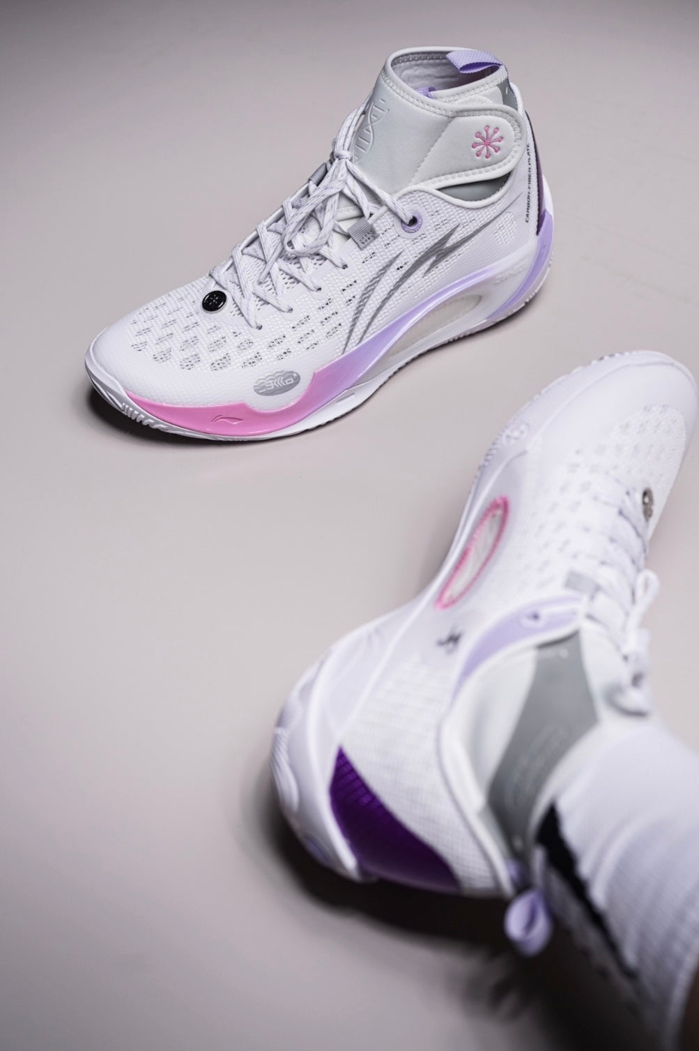 Li-Ning Wade 808 V2 Ultra Mid - White/Purple