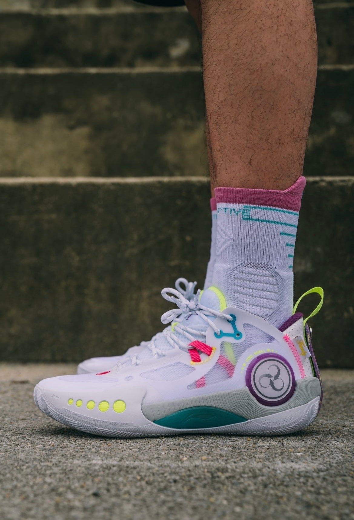 D'Angelo Russell x Li Ning Wade Shadow 3 - White/Yellow