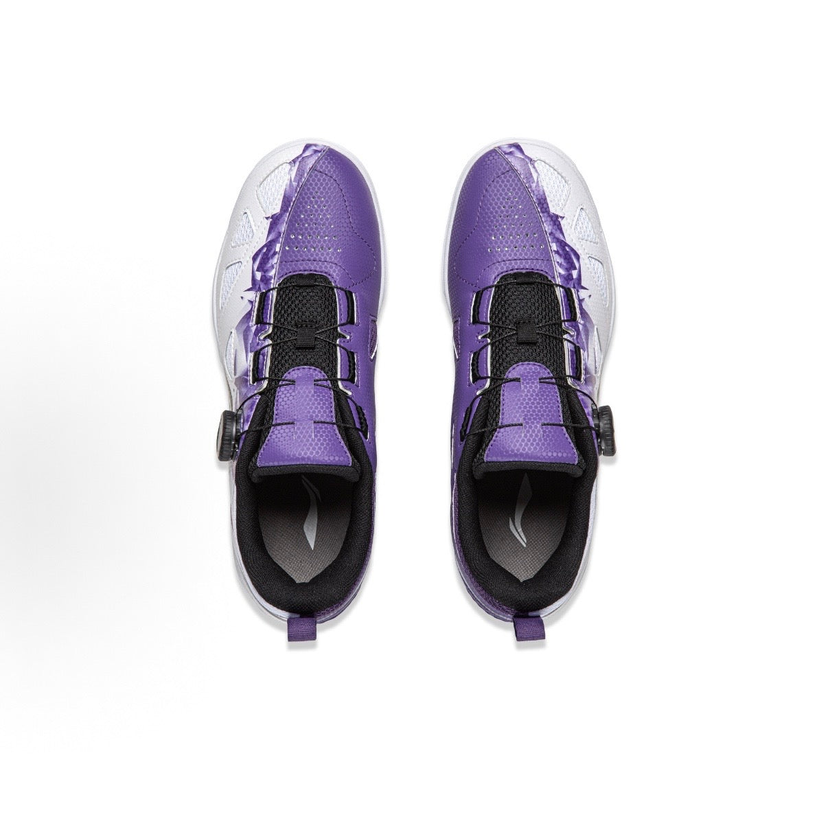 Li-Ning Mage Ess Table Tennis Shoes - White/Purple