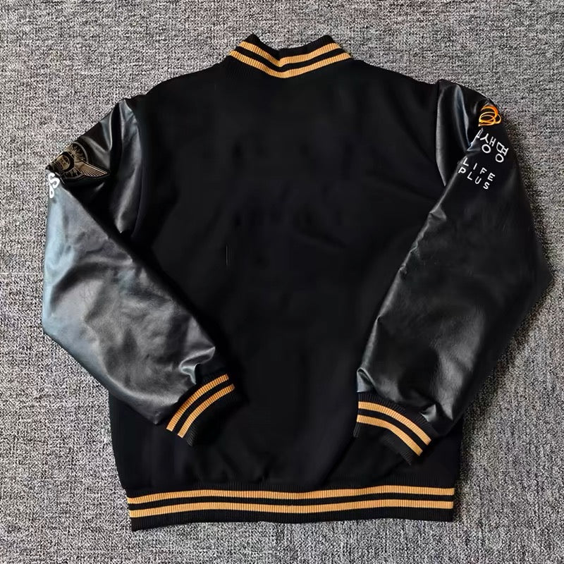 2024 World Championship HLE Baseball Jersey American PU Leather Team Jersey / S14 Expedition Viper Embroidered Jacket