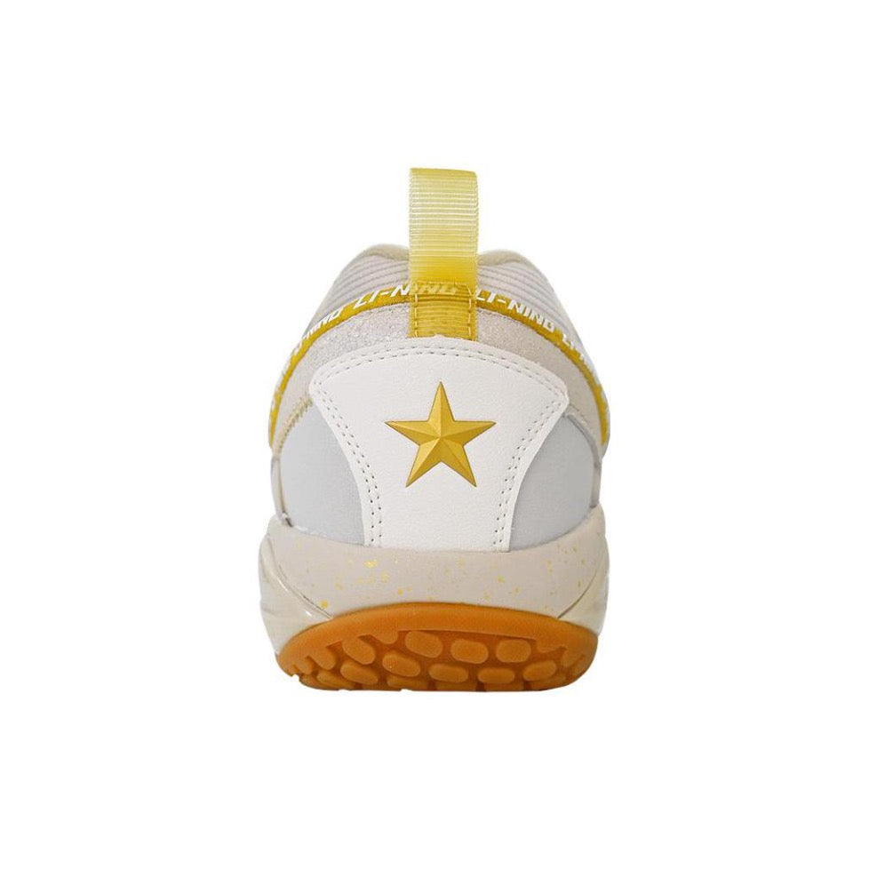 (Shi Yu Qi)Li-Ning Invincible Ace Badminton Shoes - White/Gold