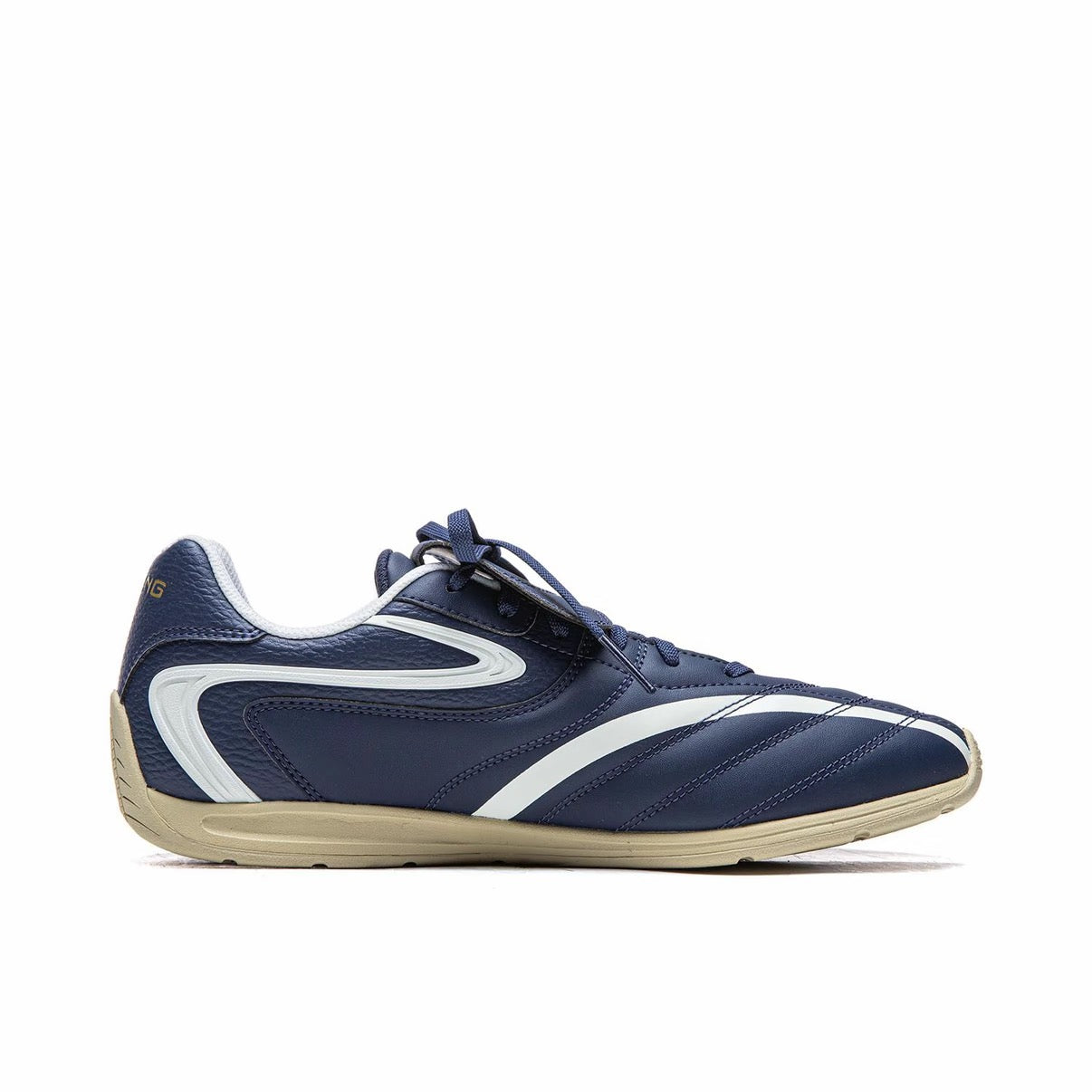 Li-Ning Film Pulse - Deep Beidou Blue | Versatile Footwear (Football/Casual/Retro Training)