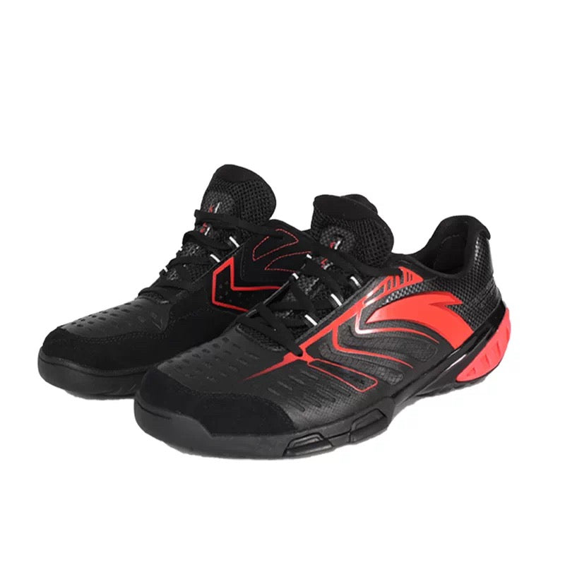 Anta 2 National Team Professional Fencing Shoes - Black/Red