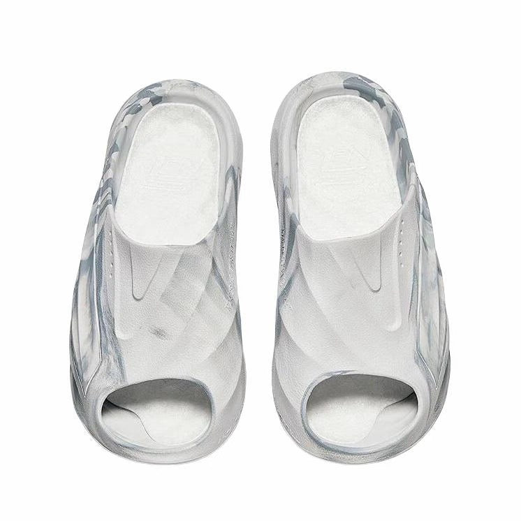 Anta Nitrogen Bubble Leisure Sports Recovery Slippers - Gray