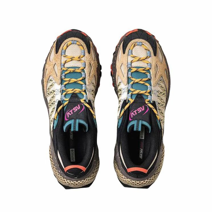 ANTA SNEAKERVERSE ZIGZAG Low-top Casual Shoes - Light Brown