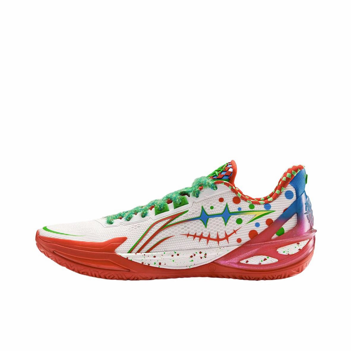 シューズ(男性用) Li-Ning Liren 6 v2 US9 Li-Ning Liren 6 V2 - Mandarin Ducks/Masked – Anto Sports