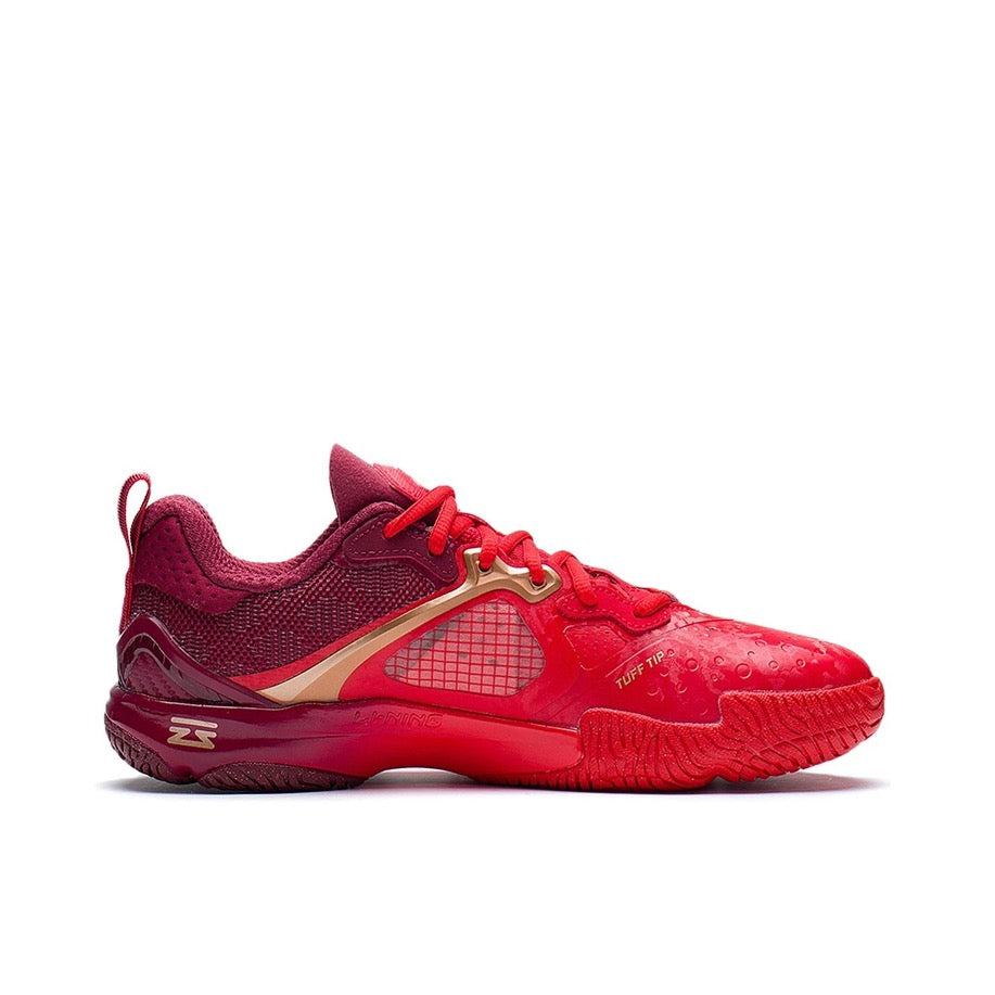 Li-Ning Ranger 6.0 Lite Badminton Training Shoes - Red/Gold