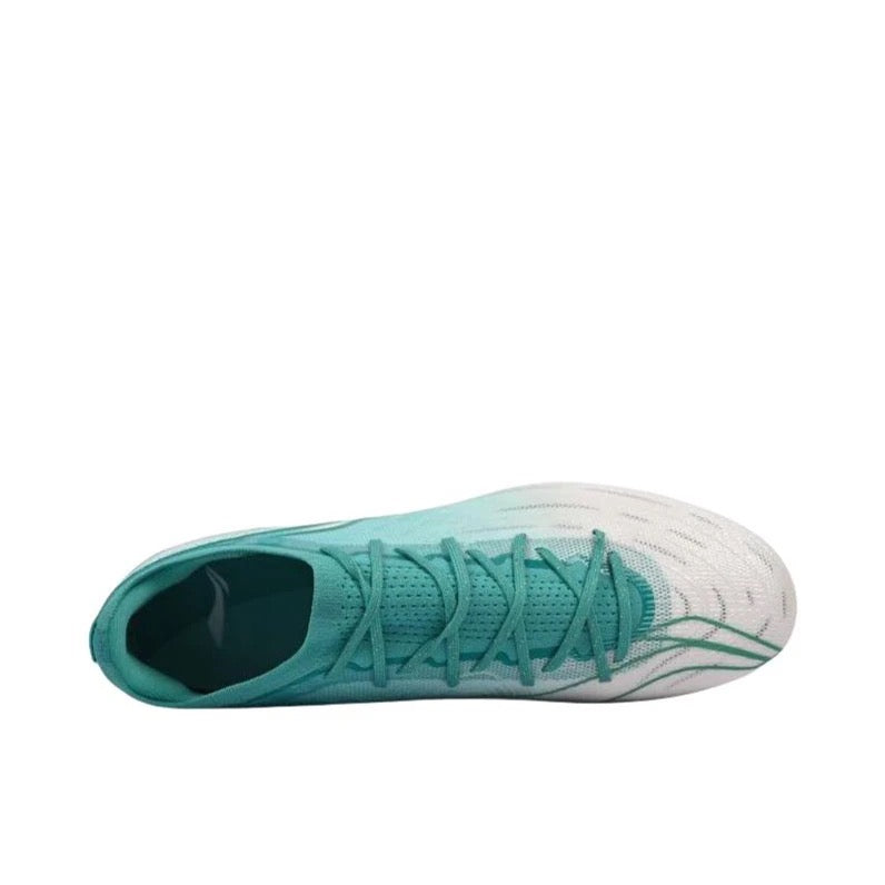 Li-Ning Ji Ying 3 MG Short Spike Soccer Boots - White/Green