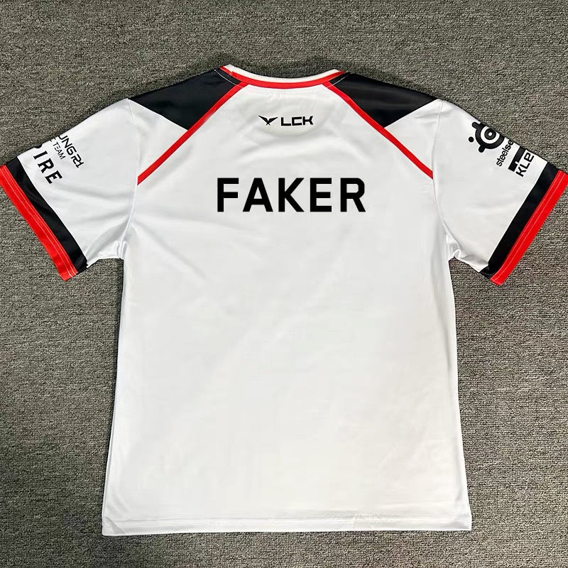 2026 T1 Team Uniform Lck First Stage Faker's Same T-Shirt