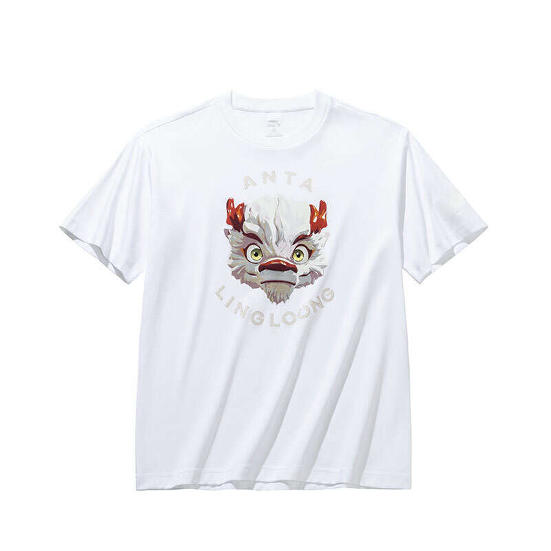 【Yibo Wang】Anta Ling Loong Tee 2024 Paris Olympics T-shirt - Snow White