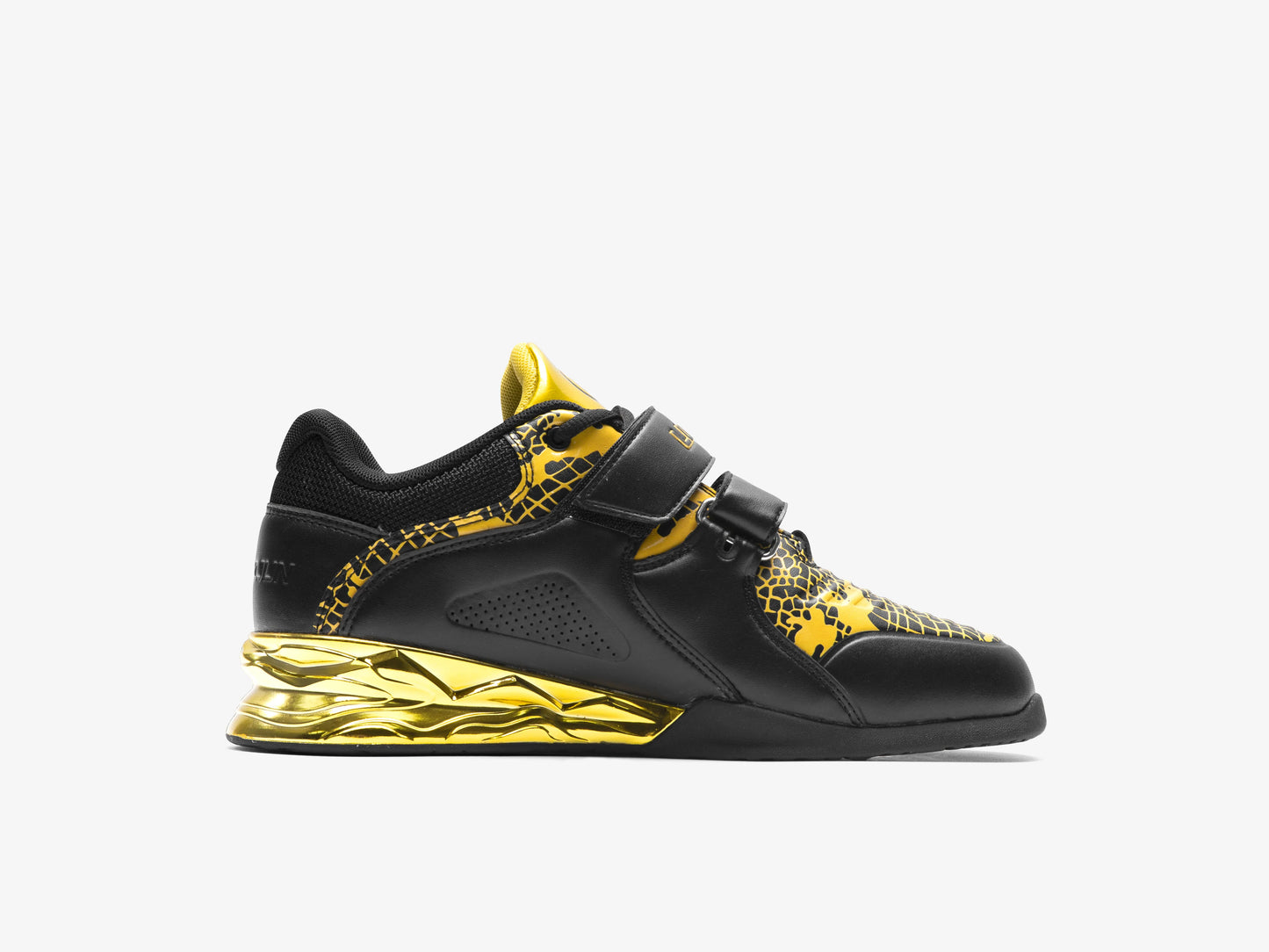 Lu Xiaojun Lifter 1.0 Professional Weightlifting Shoes / Squat Shoes - Year of the Snake(Black/Gold)
