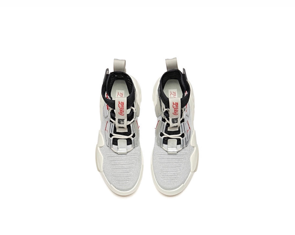 Anta Men's Badao Coca Cola x Zero Silver Black