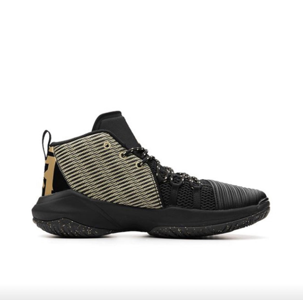 Klay Thompson x Anta Shock The Game 2.0 Basketball Shoes - Black/Gold