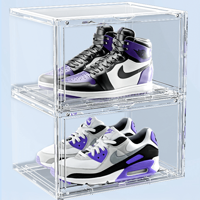 Clear Acrylic Plastic Shoe Box Antosports