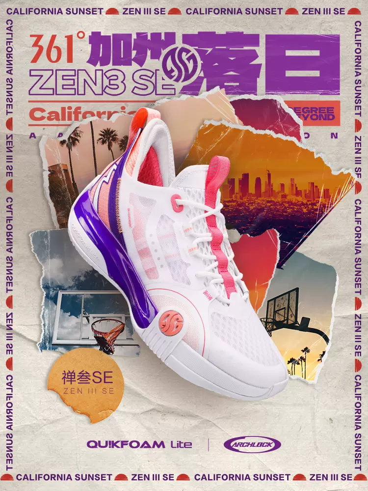 361 Degrees Zen 3 SE Low - California sunset