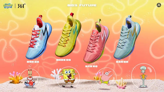 361° and Nikola Jokic Dive into Pop Culture with SpongeBob-Themed Basketball Shoes