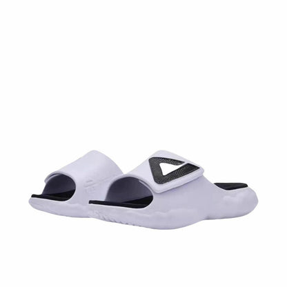 （Men & Women）Peak Taichi Cloud Soft-soled Velcro Slippers - White/Black