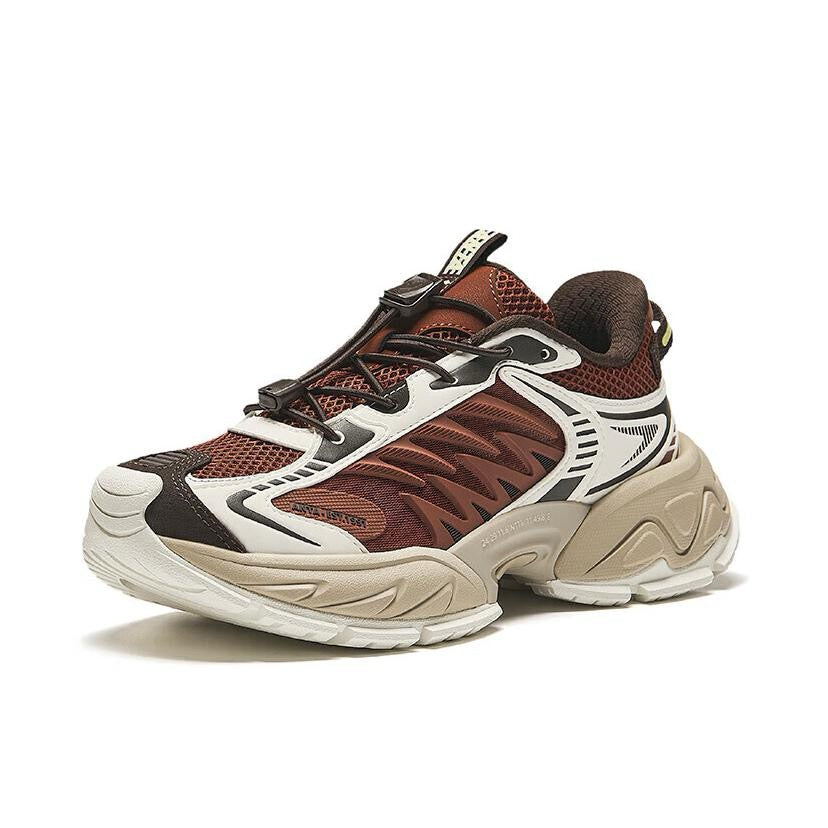 (Men & Women) Anta Star Moon 2 Retro Dad Shoes - White/Brown