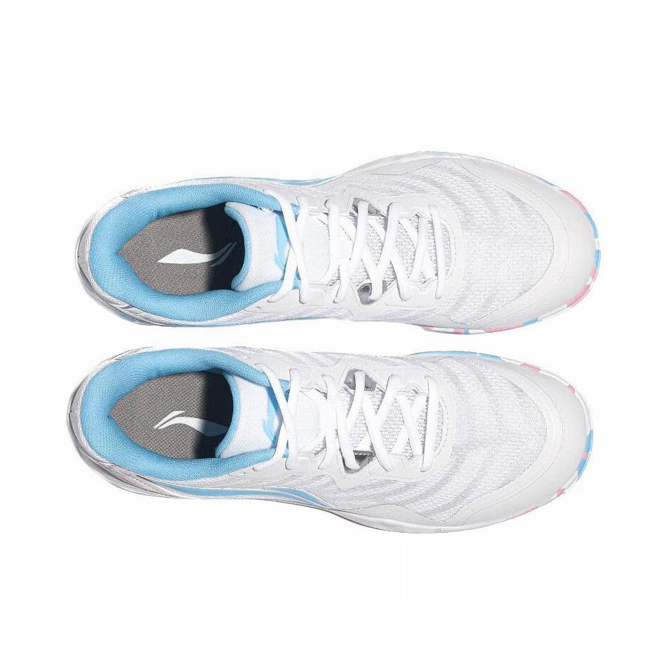 Li-Ning Table Tennis Shoes - White/Blue