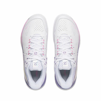 Li-Ning Thunder 2 Pro Badminton Shoes - Standard White/Brick Pink