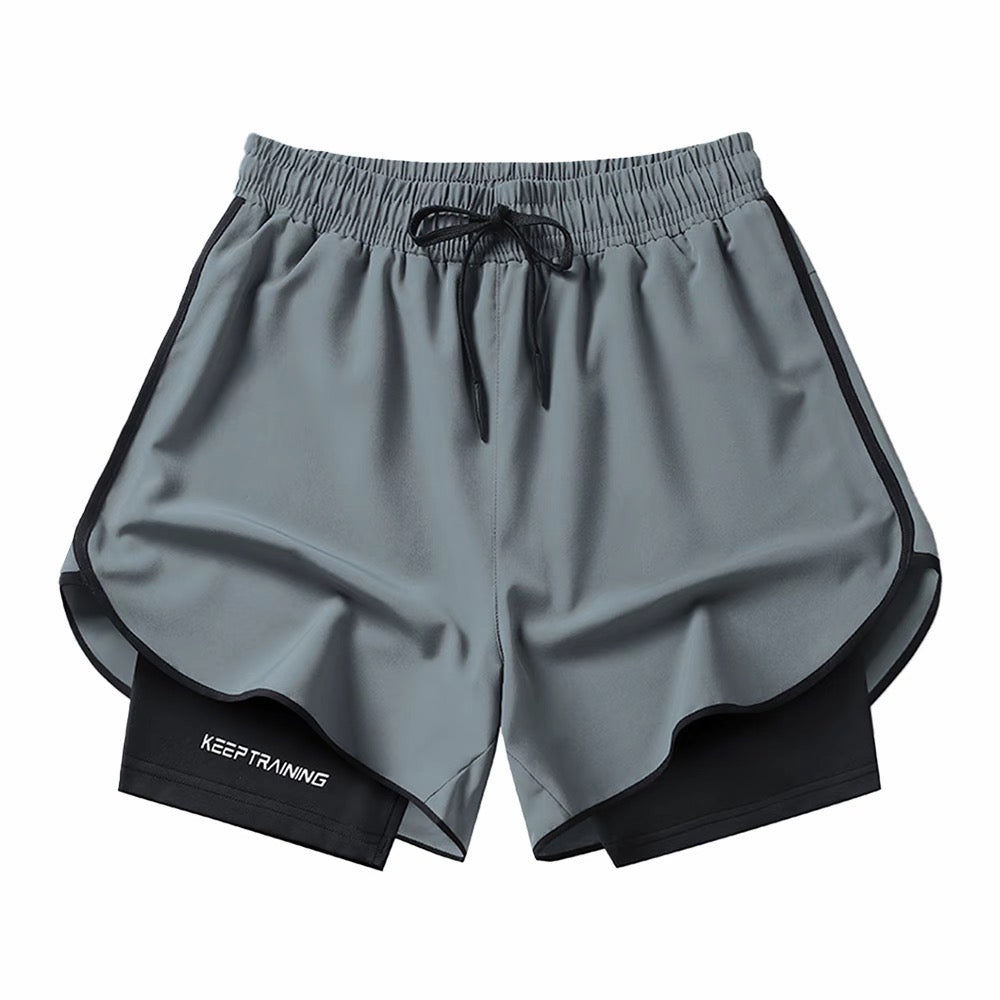 Double-layer Marathon/Running Quick-drying Shorts