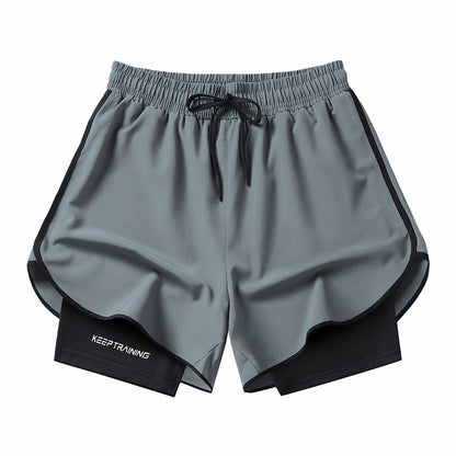 Double-layer Marathon/Running Quick-drying Shorts