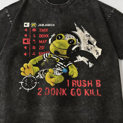 2026 Cologne Major Green Dragons Team Spirit Frog Coach T-shirt CS2 Donk Frog RUSH B