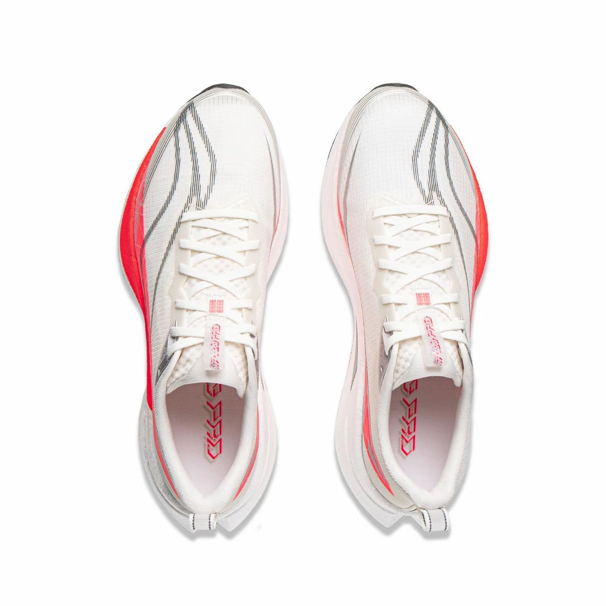 Li-Ning Red Hare 9 Pro Marathon Running Shoes - White/Red