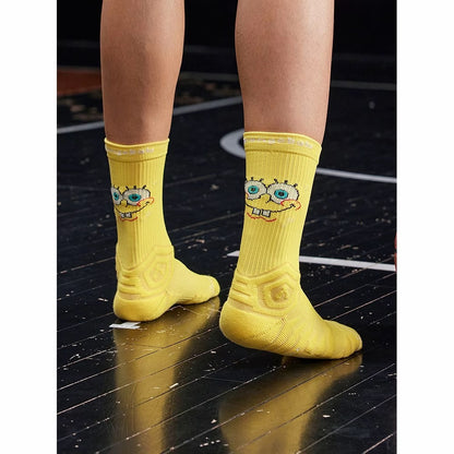 SpongeBob SquarePants x 361° Cartoon Sports Basketball Socks