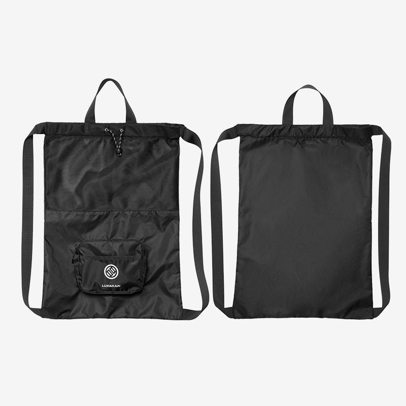 Lu Xiaojun Sports Fitness Drawstring Bag/Simple Drawstring Folding Travel Backpack