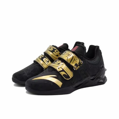 Anta 2 National Team Professional Weightlifting Shoes / Squat Shoes - Black/Gold