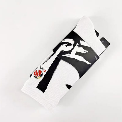 CBA Player Edition Elite PE Long Basketball Socks (Big V)