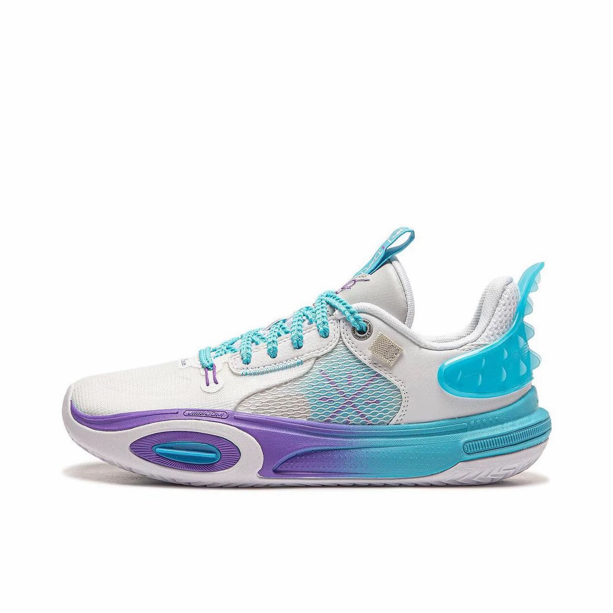 （Kids）Li-Ning Wade All City 11 - White/Blue/Purple