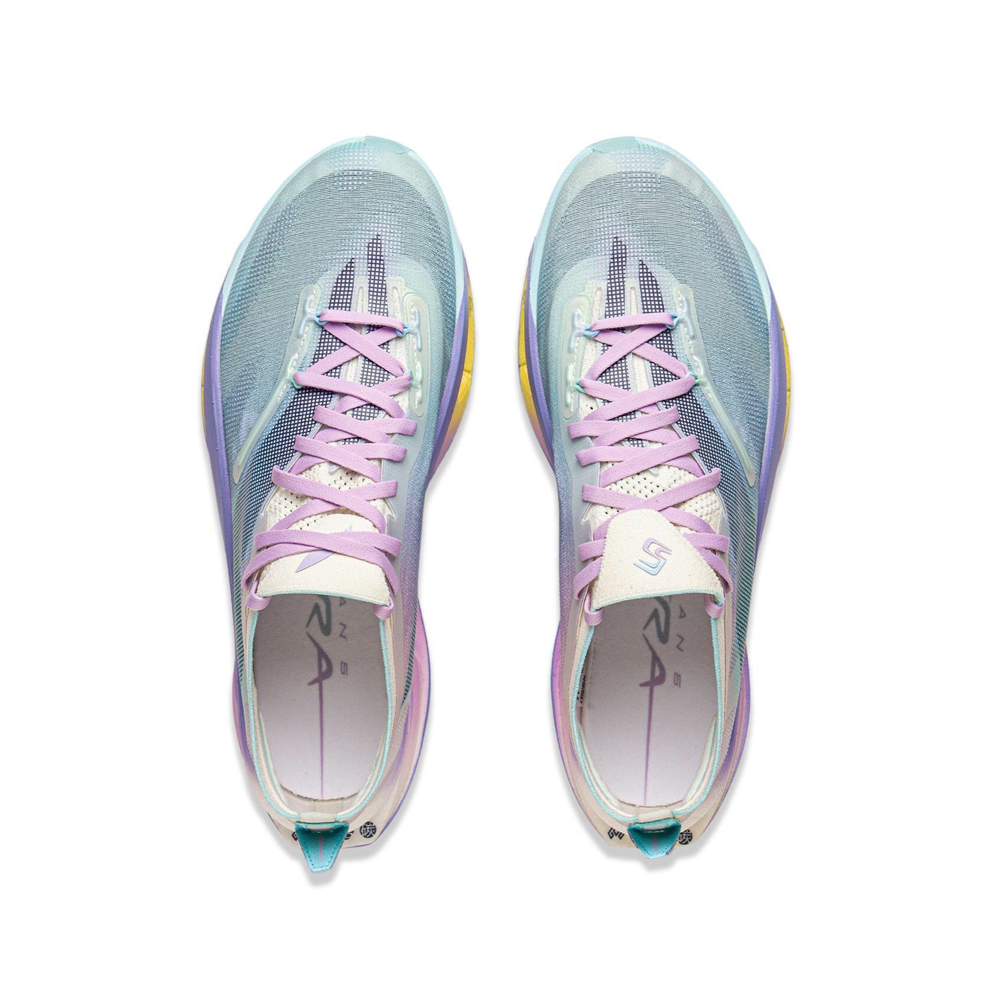 （Men）Li-Ning Feidian 5 Ultra Marathon Running Shoes - Blue/Purple