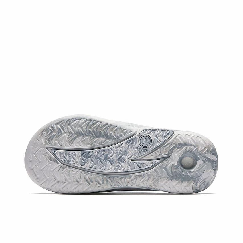 Anta Nitrogen Bubble Leisure Sports Recovery Slippers - Gray