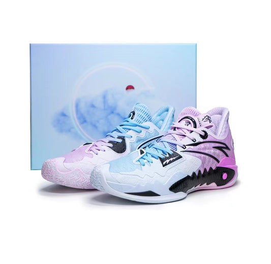 （Custom Sneakers）Kyrie Irving x Anta Shock Wave 5 - Mandarin Duck/Clouds