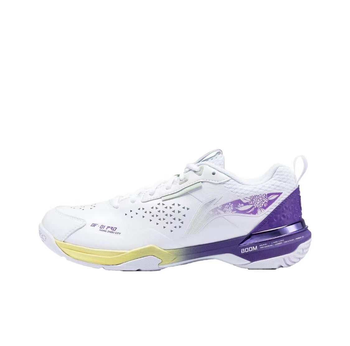 Blade DF-01 Pro | Li-Ning Badminton Shoes - White/Purple