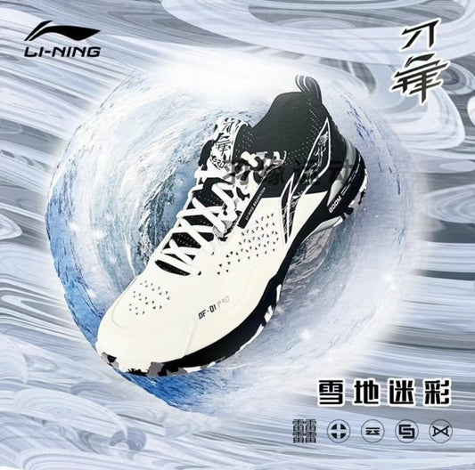 Blade DF-01 Pro | Li-Ning Badminton Shoes - White/Black