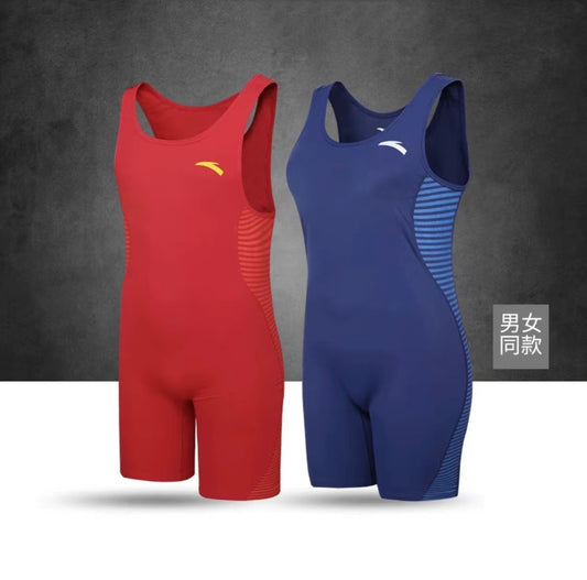 Anta Professional Weightlifting Competition Uniform/One-piece suit/Freestyle Wrestling Uniform