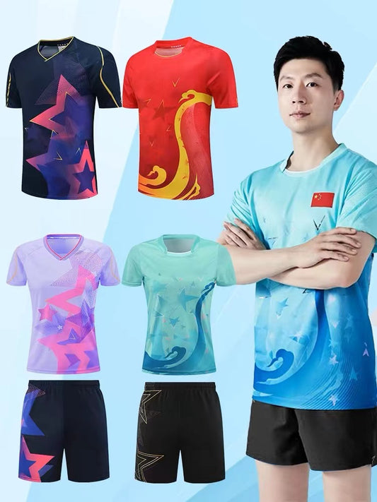Chinese National Team Table Tennis Uniform Quick-drying Breathable Suit