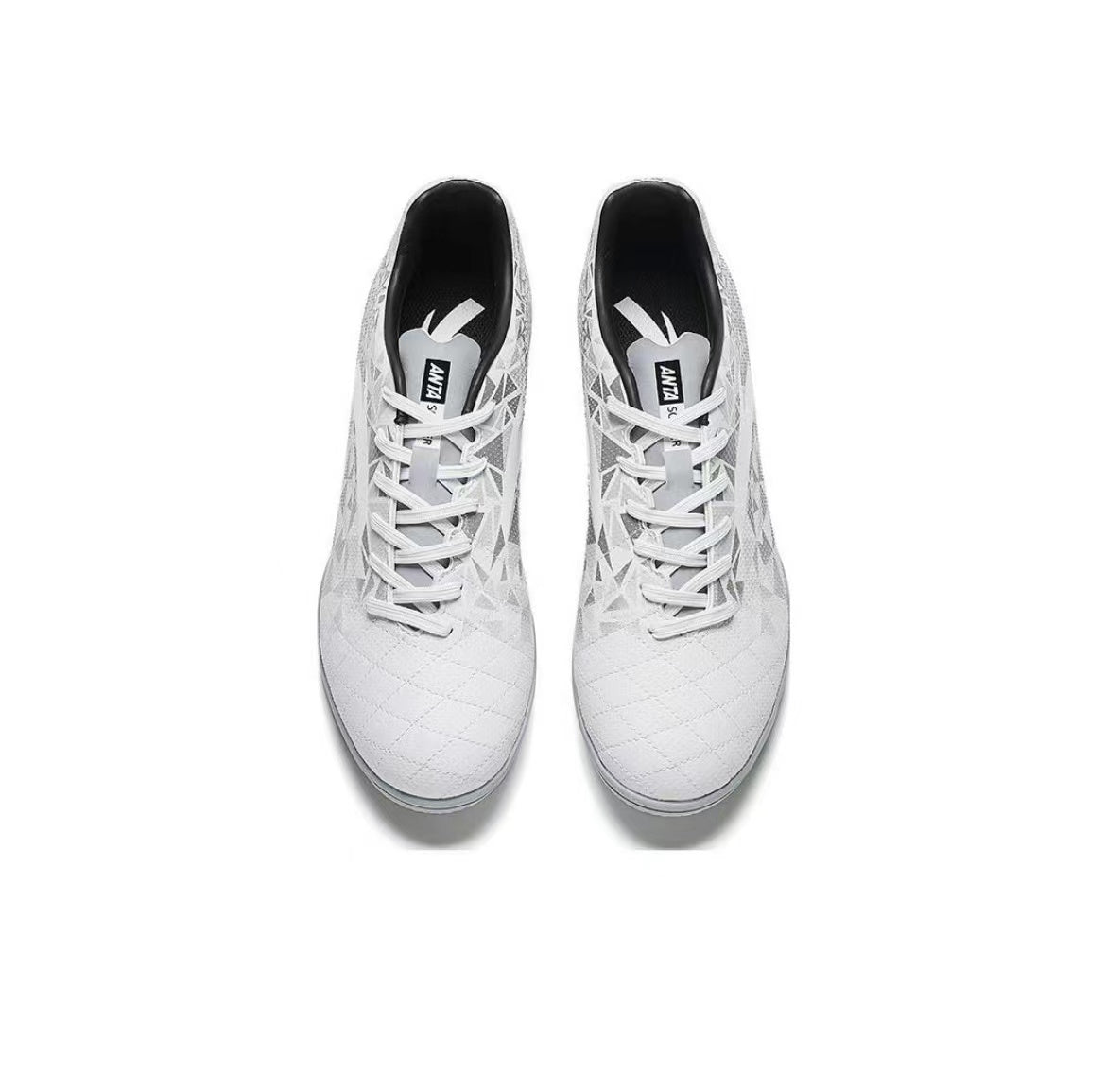 Anta Wear-Resistant Soccer Shoes - Gray/White