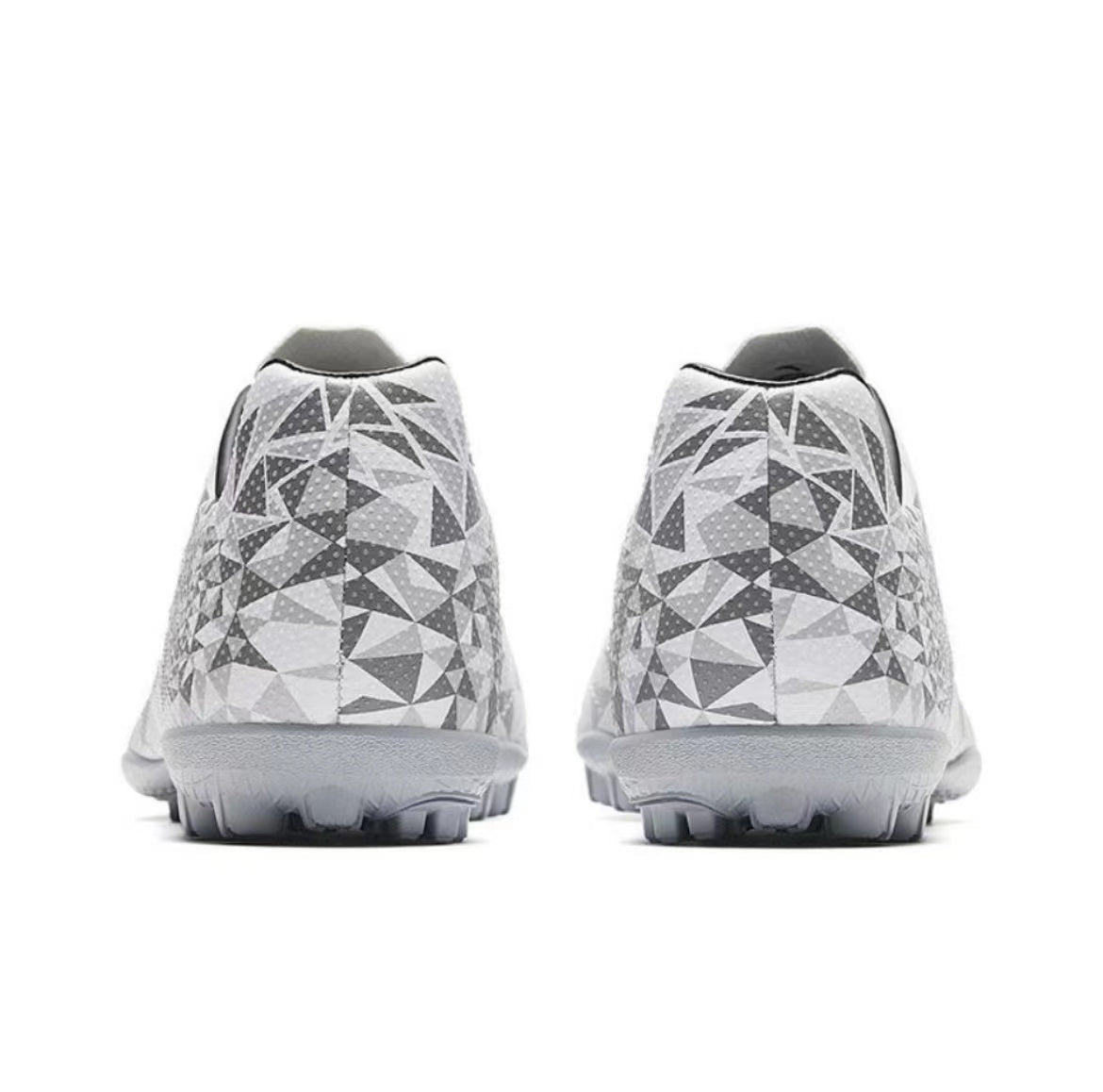 Anta Wear Resistant Soccer Shoes Gray White Anto Sports