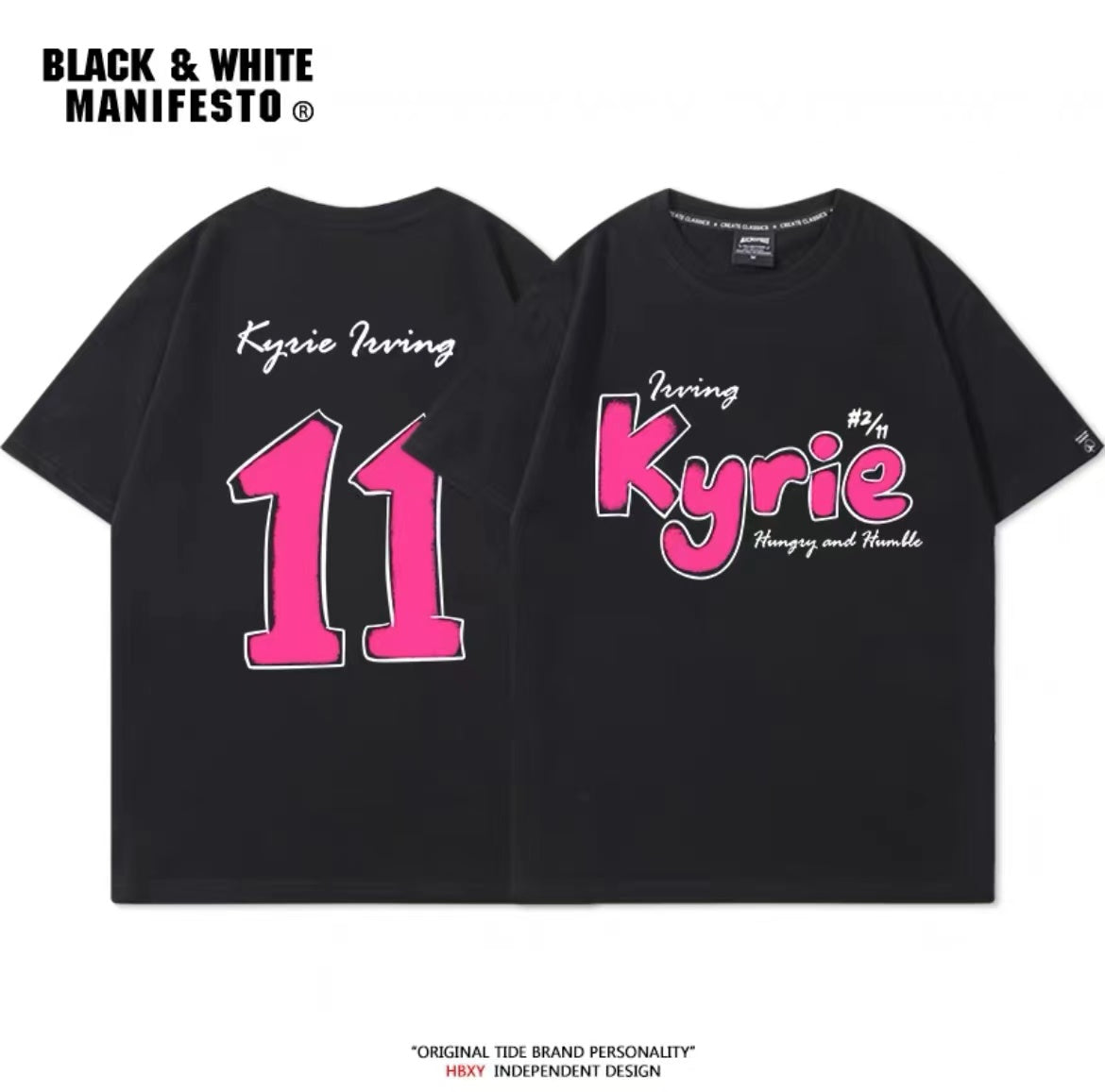 Kyrie Irving Graffiti Print T-Shirt