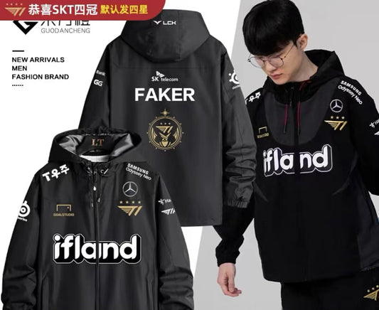 T1 2024 LCK Spring Split Team Jackets （Same style as faker）