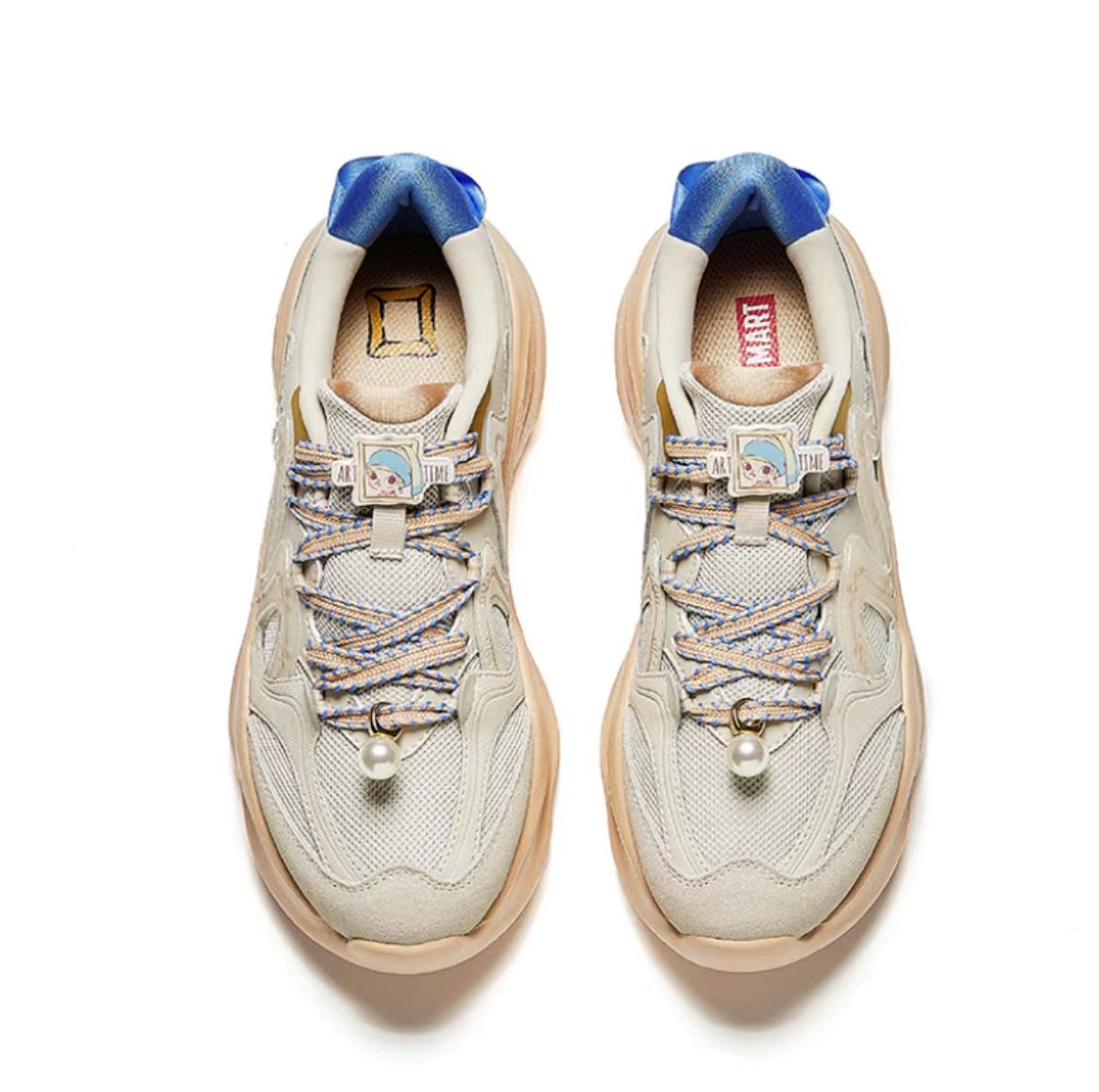 Anta Women's x POP MART x Molly “ART TIME” Skateboard Shoes